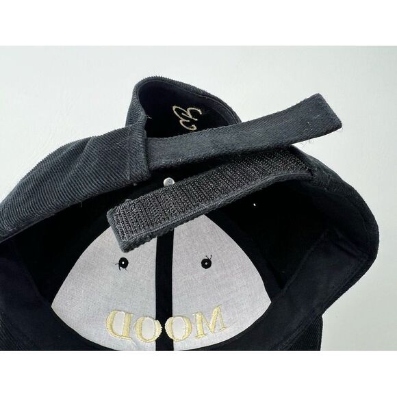 Yuppong MOOD The Classics 100% Cotton Black Adjustable Hat Cap - Picture 8 of 9